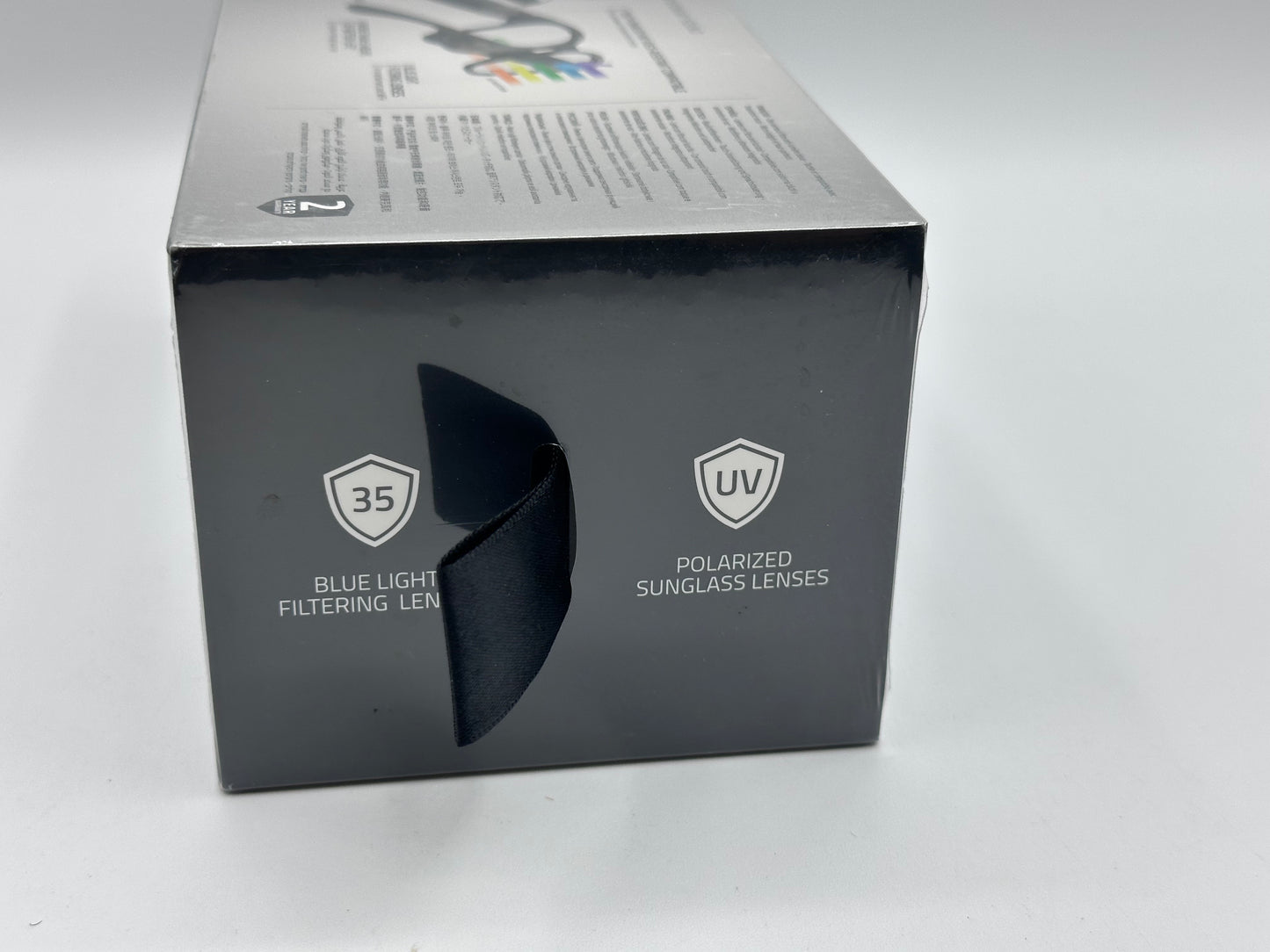 Lunettes à filtre anti-lumière bleue ou lunettes de soleil audio (Rectangle, Large) (Son à faible latence, Conception IPX4 résistante à l’eau, Micro intégré et haut-parleurs) Noir Razer Anzu