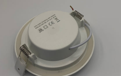 Spots Led Encastrable, Extra plat 6W Equivalent 60W 230V IP44 Spot Encastré Led blanc chaud 3000K