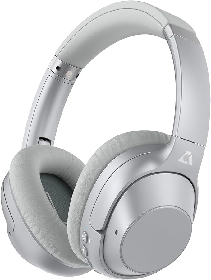 Casque Bluetooth sans Fil top qualité Reducteur de Bruit Active 75 Heures totalement neuf (gris)