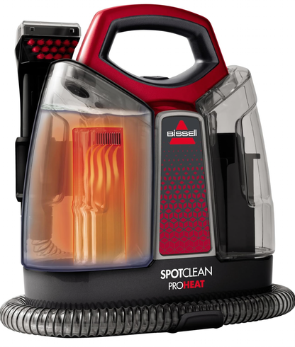 BISSELL SpotClean ProHeat, Shampouineuse Canapé, Moteur Puissant de 330W, Design Compact, avec Technologie HeatWave, Nettoyeur pour Tapis, Moquettes, Meubles, Tissus, Voiture & Plus Encore,