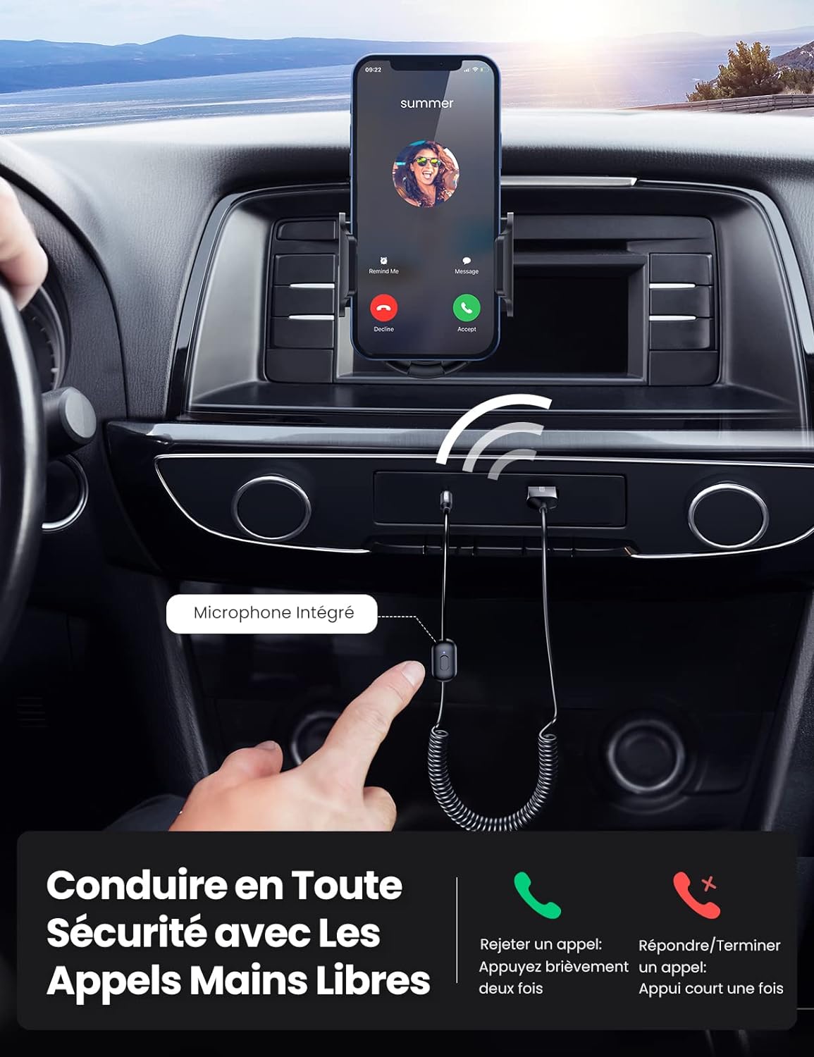 Récepteur Bluetooth 5.0 pour Voiture carte SD,usb neuf
