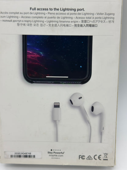 Coque avec batterie externe iPhone XS Max - Noir capacité 2000 ah