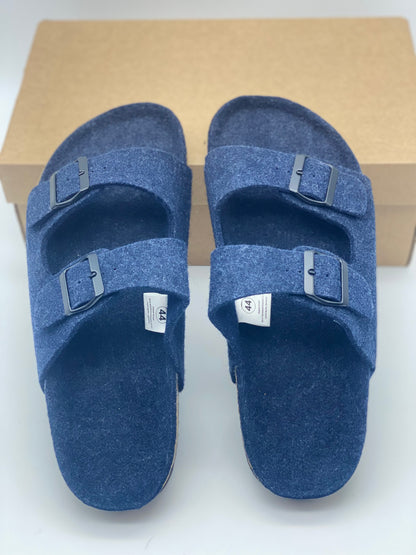Sandales mule Jack et Jones Bleu marine taille 44