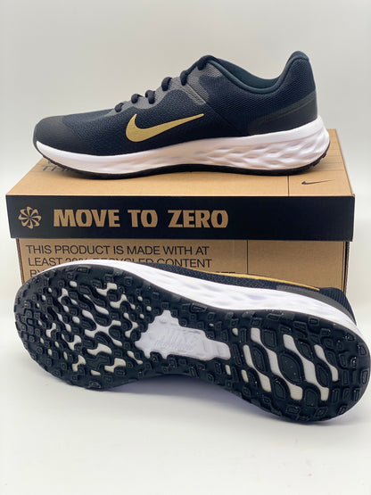 Baskets Nike Revolution 6 Next Nature noir / or enfant fille