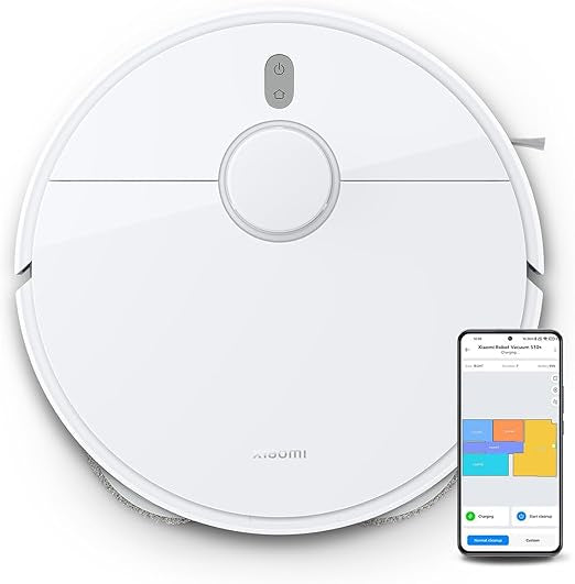 Robot aspirateur Vacuum S10+
Nettoyage en profondeur du sol : système à double disques pour une élimination optimale des taches