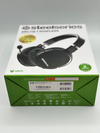SteelSeries Arctis 1 Wireless pour Xbox - Casque de jeu sans fil - USB-C sans fil - Microphone Clearcast amovible - Pour Xbox, PS4, Nintendo Switch, Android (Xbox Series X|S|One), Noir