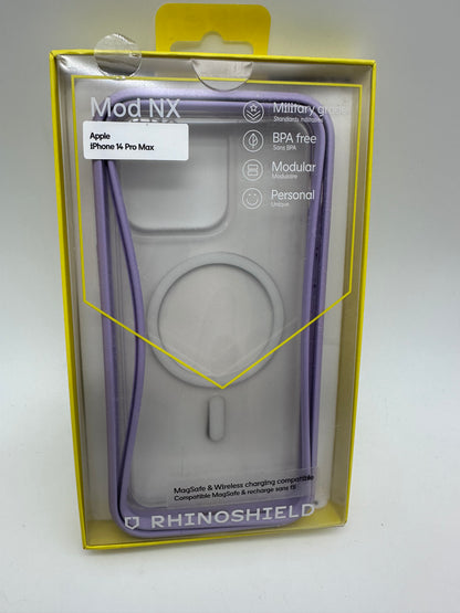 Coque bumper Rhinoshield IPhone 14 Pro Max Mod NX Violet MagSafe