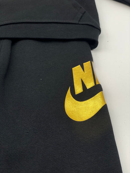 Nike Bébé Survêtement Veste Et Pantalon Noir/or Authentique 24cm