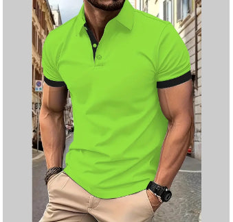 Polo décontractés d'été à manches courtes pour hommes plusieurs couleurs disponibles