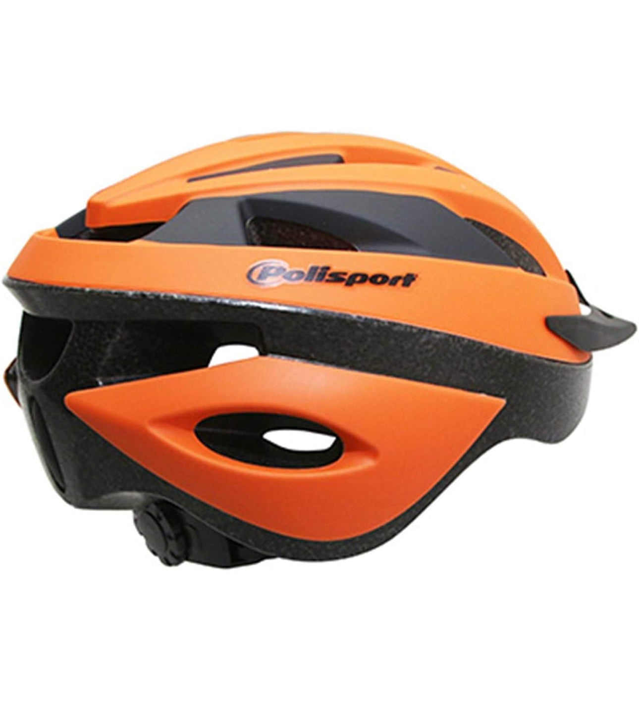 Motodak Casque Route/VTT polisport Sport Ride Orange Fluo/Noir Mat avec reglage Occipital 58/62
