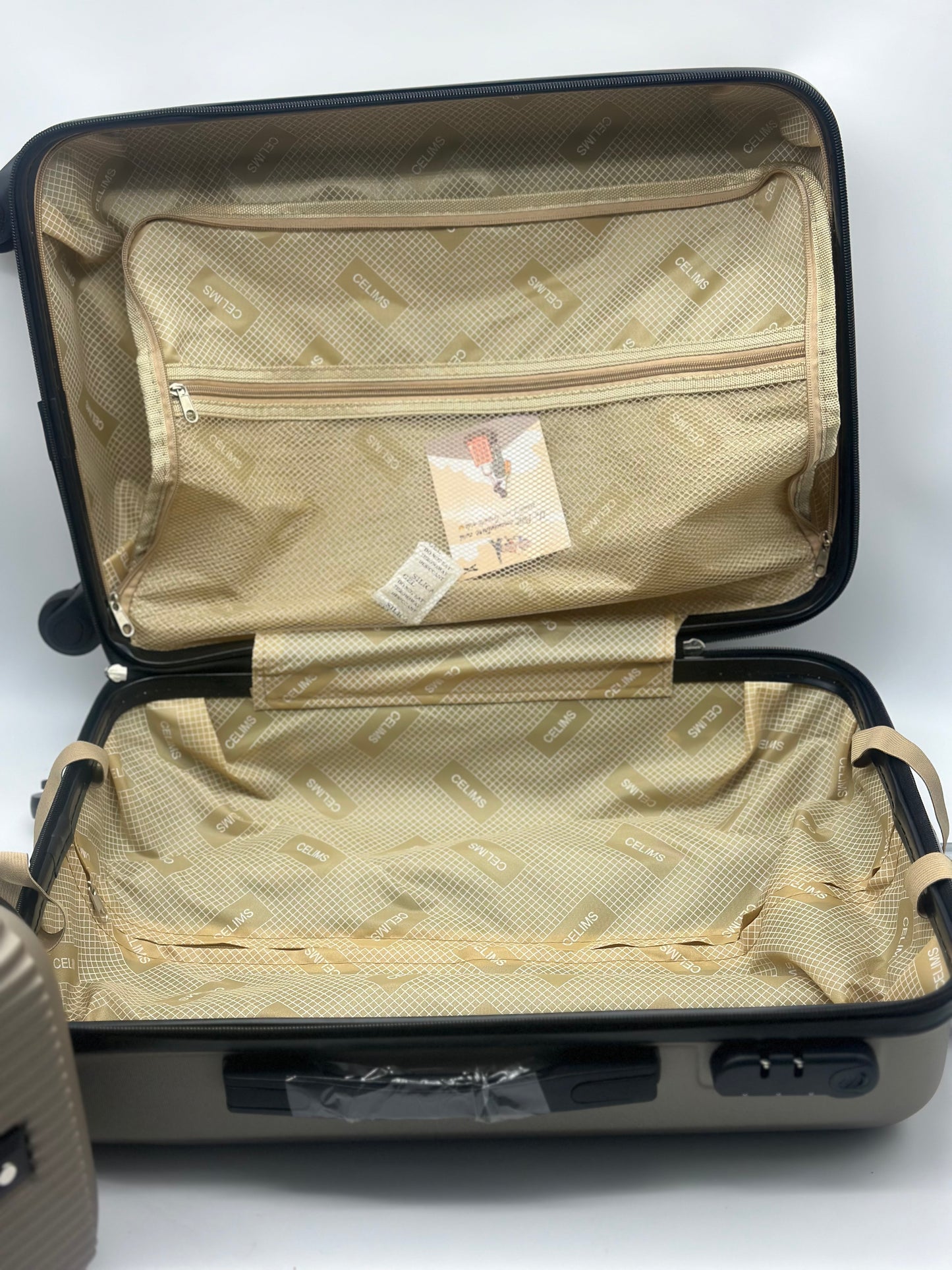 Valise Cabine avec Vanity, Marque Française (Champagne , Cabine & Vanity)