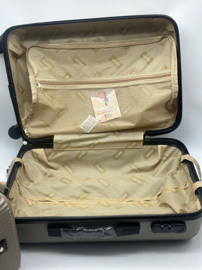 Valise Cabine avec Vanity, Marque Française (Champagne , Cabine & Vanity)