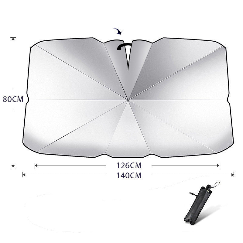 Parasol Parapluie Protection UV Pour Pare-brise de voiture pliable Isolation thermique