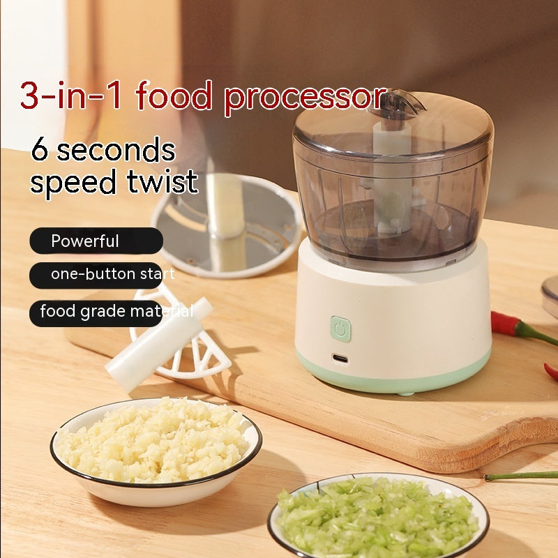 Mini hachoir à viande domestique électrique,petit mélangeur automatique multifonctions intelligente