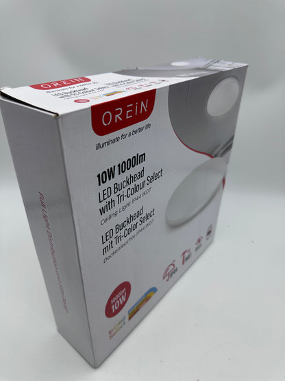Plafonnier LED Ø30cm Rond 3000K-4000K-6500K 10W 1000LM IK07 Antichoc IP44 étanche éclairage LED Lampe de Plafond Luminaire