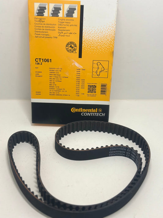 CONTITECH CT1061 Courroie de distribution
Nbr. dents: 136 25mm
Réf.: CT1061
EAN: 4010858081546
