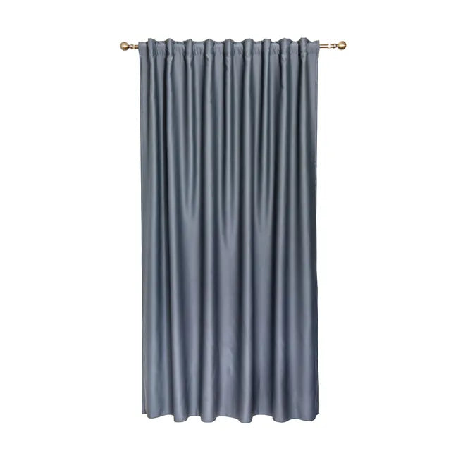 Rideau occultant, Newblackout gris foncé l.200 x H.260 cm