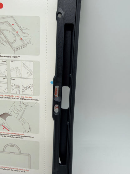 Étui pour tablette, housse de tablette anti-collision, housse de tablette anti-collision, empêche les chutes avec bandoulière pour iPad Pro12 pouces  (noir)