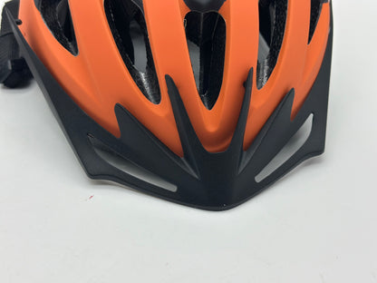 Motodak Casque Route/VTT polisport Sport Ride Orange Fluo/Noir Mat avec reglage Occipital 58/62