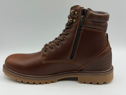 Bottes à lacets marron