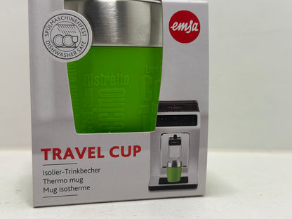 tasse isotherme, mug avec couvercle, revêtement silicone, 200ml, Bleu maritime
