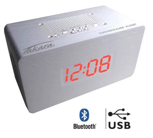 Radio réveil Bluetooth Blanc neuf