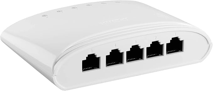 D-Link DGS-1005D Switch 5 ports Gigabit 10/100/1000mbps - Idéal Partage de Connexion et Mise en Réseau Small/Home Office