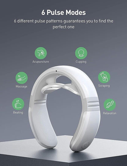 Masseur cervical, intelligent, portable, de voyage électrique comprenant 6 modes, Télécommande intel