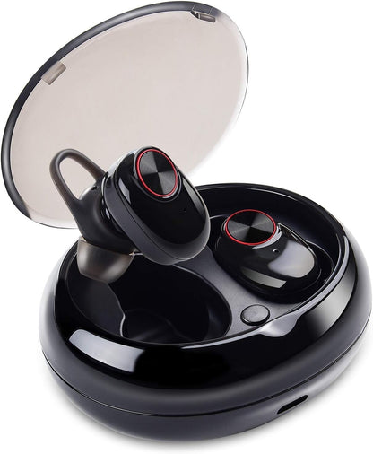 Jokeret True Écouteurs sans fil TWS 5.0 casque Bluetooth avec chargement portable portables Mini Casque avec microphone Noir