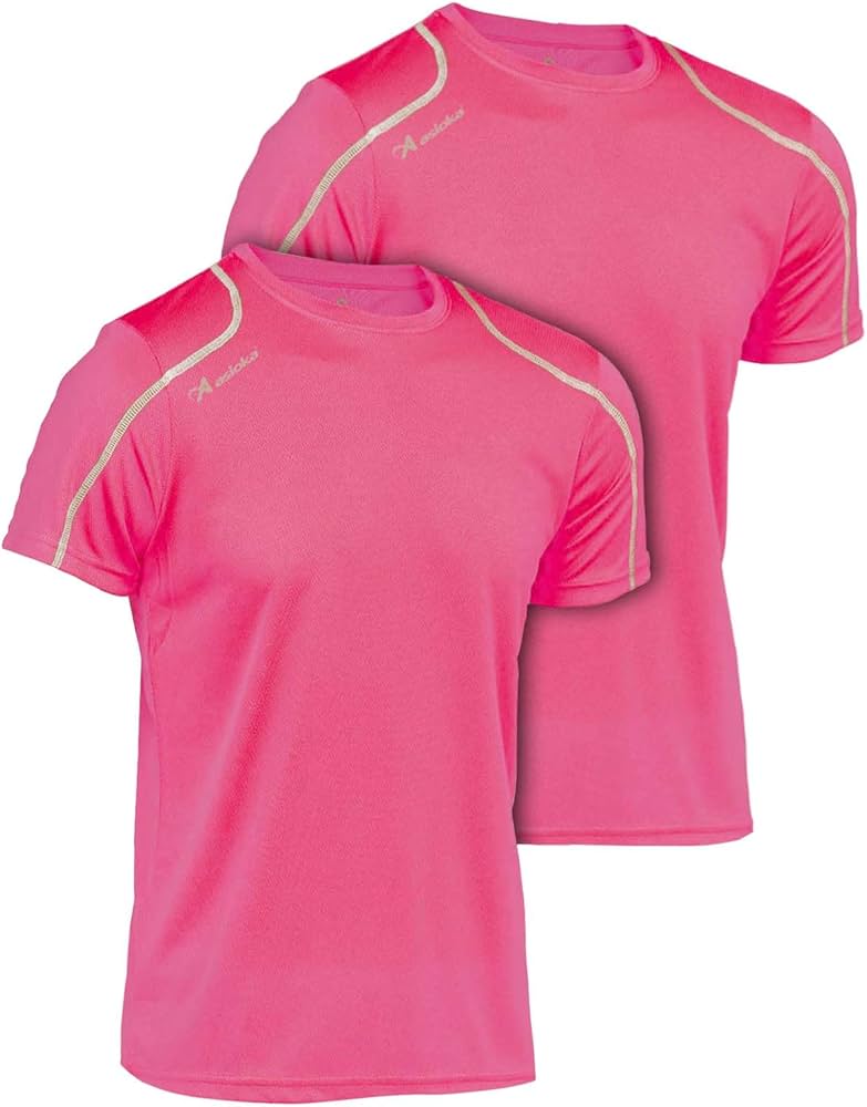 T-Shirt Technique pour Homme, Sport, Manches Courtes, Mesh | Vêtements de Sport d'été Respirants à séchage Rapide | Idéal pour la Salle de Sport, l'entraînement, Les Loisirs et Le Fitness