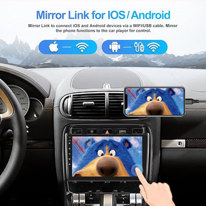 Autoradio pour Porsche Cayenne 2G+32G Android 13 2002-2010 avec CarPlay Android Auto