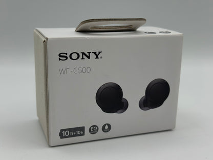 Sony WF-C500 - Ecouteurs bluetooth sans fil (étanchéité IPX4 Jusqu'à 20h d'autonomie) - Noir