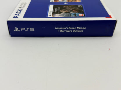 Pack Star Wars Outlaws + Assassin’s Creed Mirage PS5