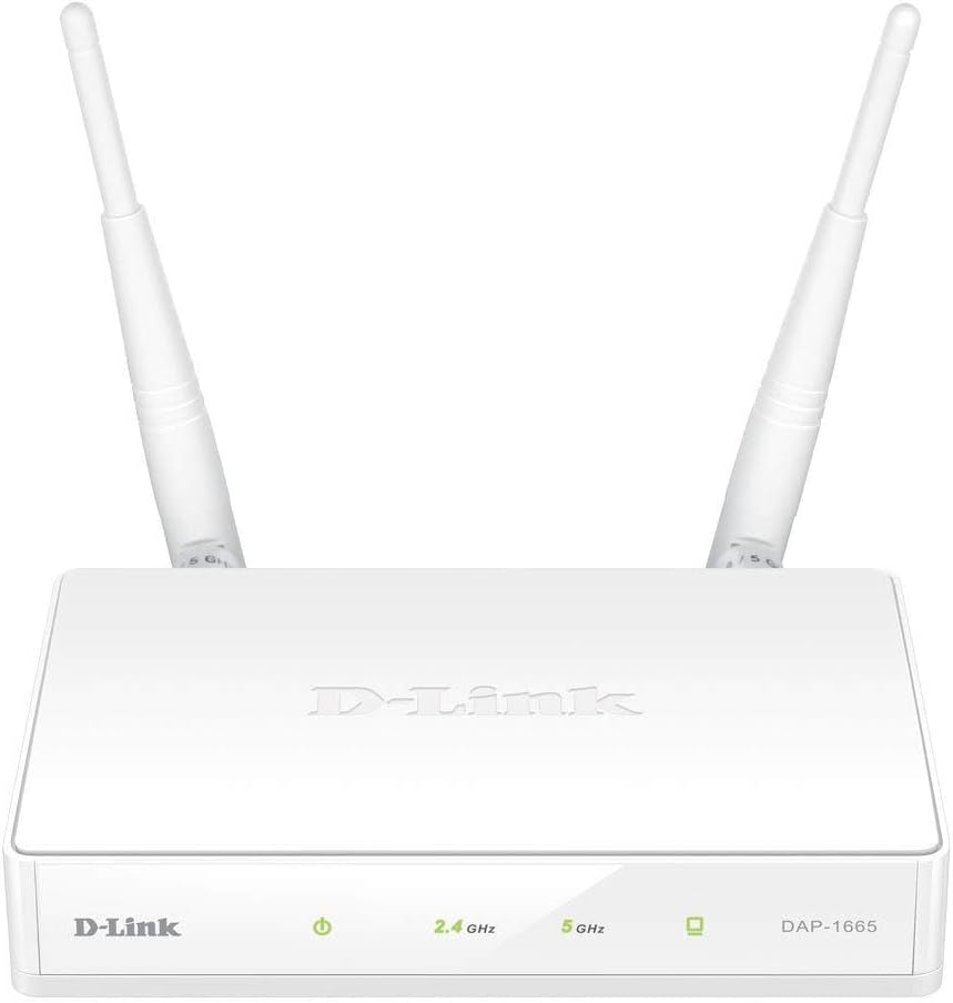 D-Link DAP-1665 Point d'accès Wi-Fi AC1200 Dual-Band Simultané - Jusqu'à 1200Mbps - 802.11a/b/g/n/ac - 1 Port Lan Gigabit - 5 Modes de Fonctionnement - Idéal pour Partager et Contrôler les Accès Wi-Fi