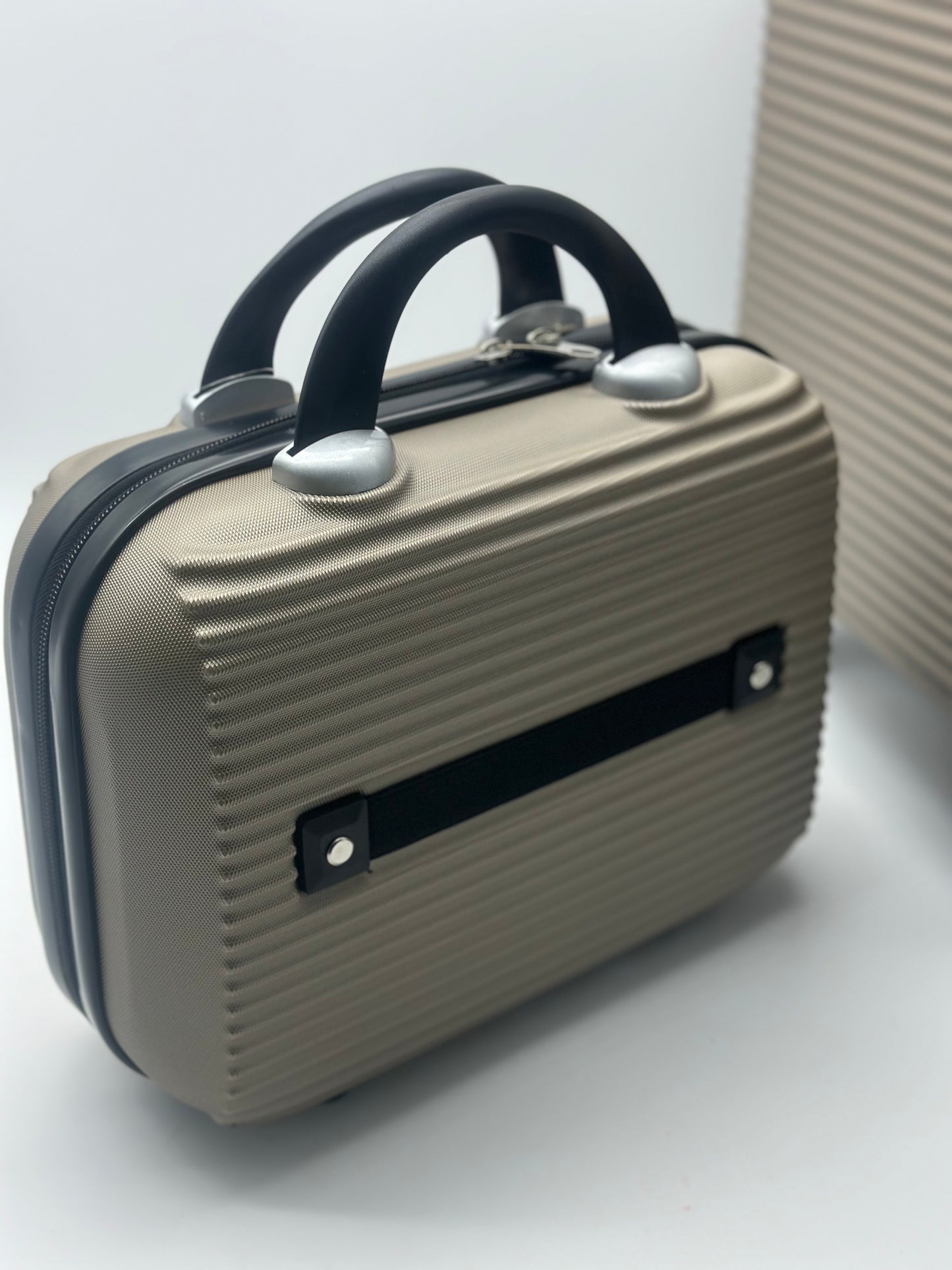 Valise Cabine avec Vanity, Marque Française (Champagne , Cabine & Vanity)