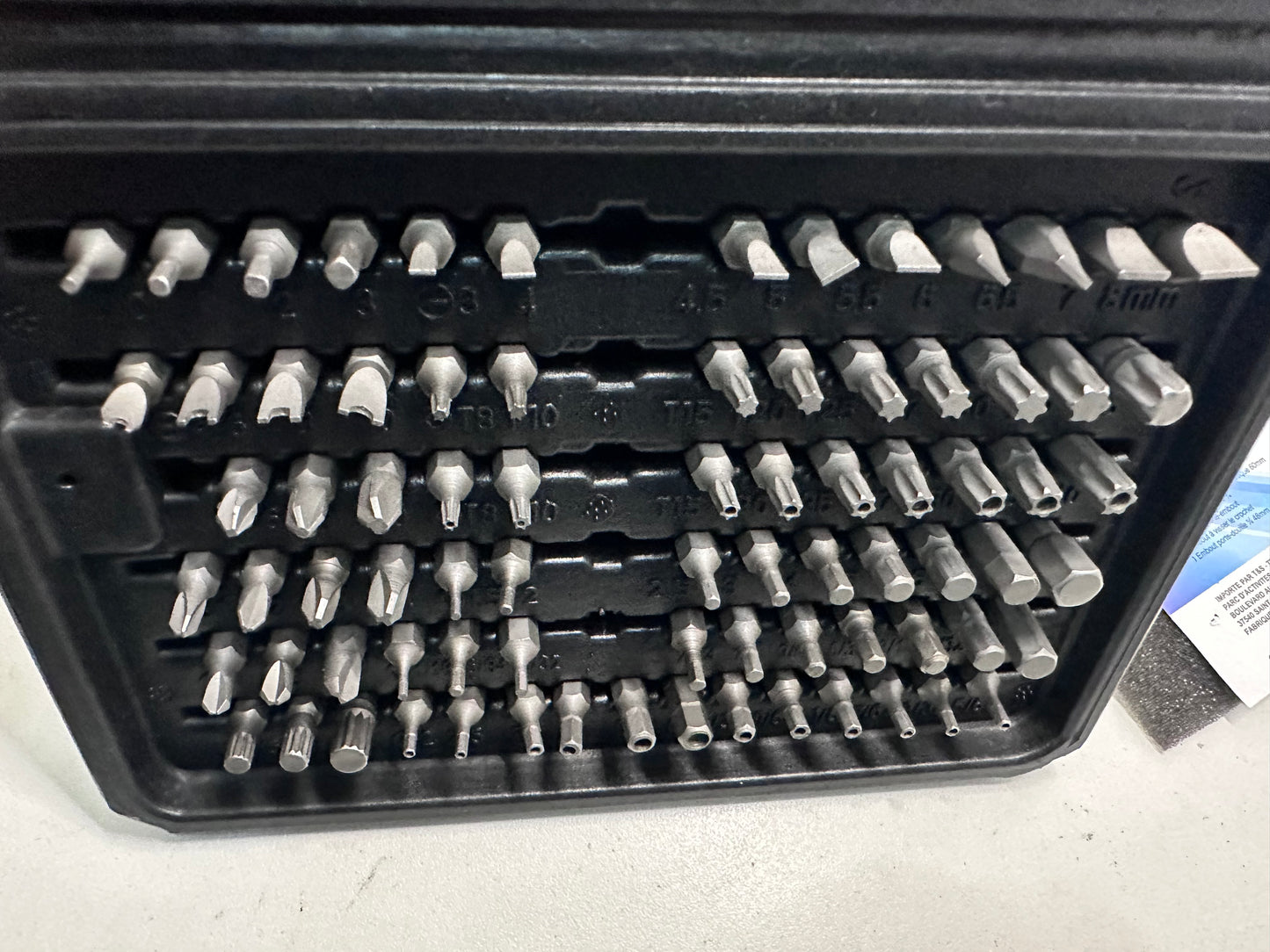 100 EMBOUTS INTROUVABLES de sécurité ￼