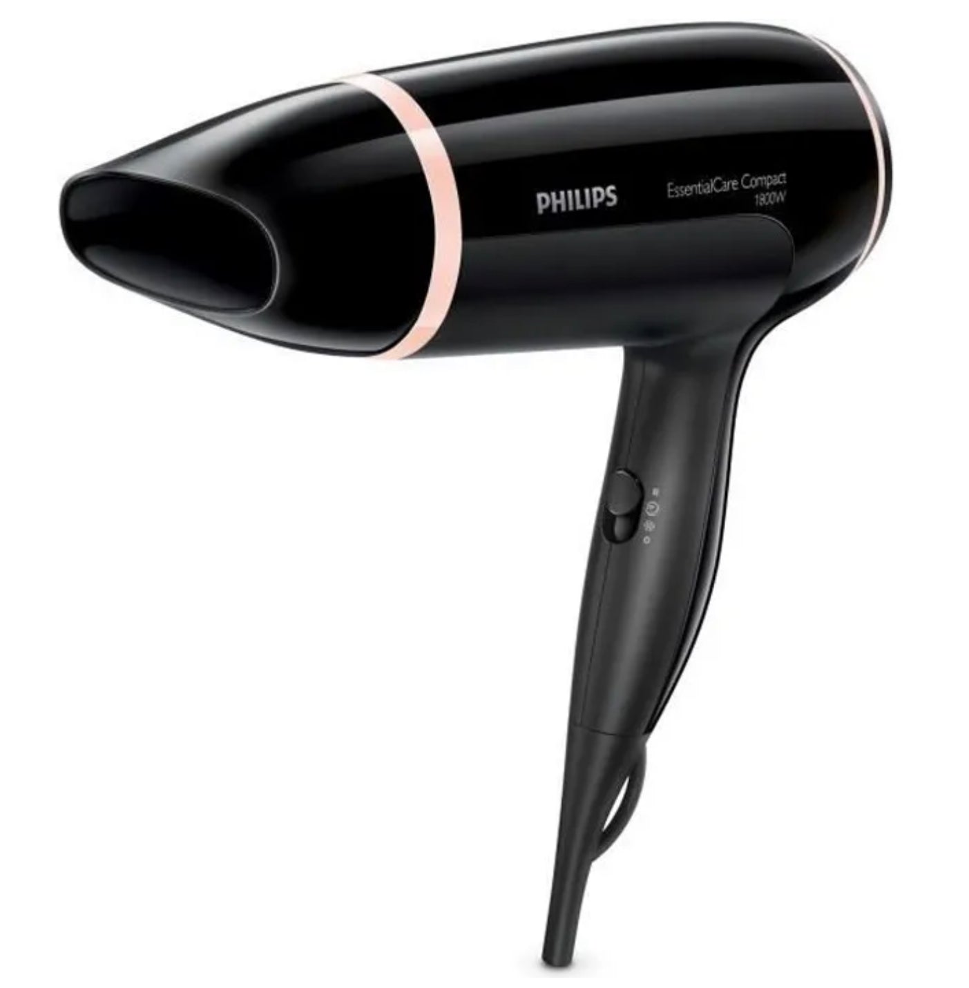 PHILIPS Sèche-cheveux Thermoprotect compact et puissant - Noir / Rose neuf
