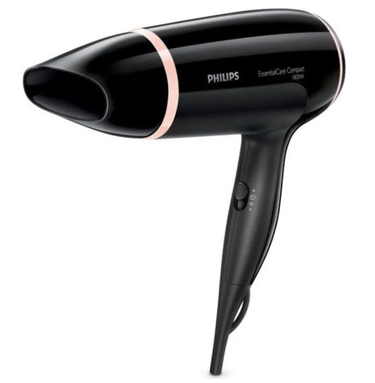 PHILIPS Sèche-cheveux Thermoprotect compact et puissant - Noir / Rose neuf