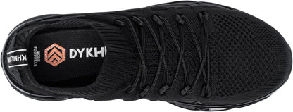 Chaussures de Sécurité Hommes Basket de Securite Femme Protection Acier Amorti Mode Confortable Legere Respirante Chaussure de Chantier(Noir G,44 EU)