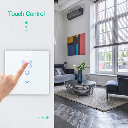 Interrupteur Volet Roulant Connecté WiFi, Intelligent avec Ecran Tactile (Alexa,Google) app smart