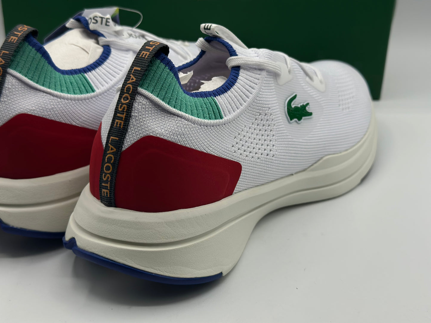 Sneakers Run Spin Knit mixte Lacoste en textile