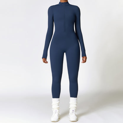 Combinaison "Sculpt-Fit" – Body Intégral Gainant & Col Zippé