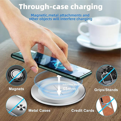 Chargeur Induction Encastrable Les Meubles 60mm 2.36 ",  Compatible pour iPhone neuf
