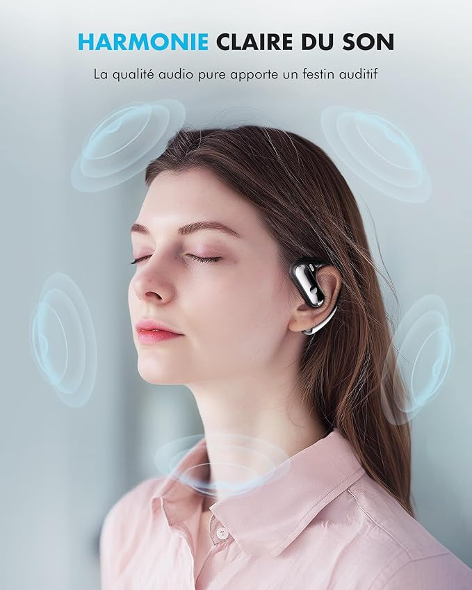 Écouteurs Bluetooth sans Fil Sport - Casque Conduction Osseuse pour Une Expérience Audio Supérieure neuf