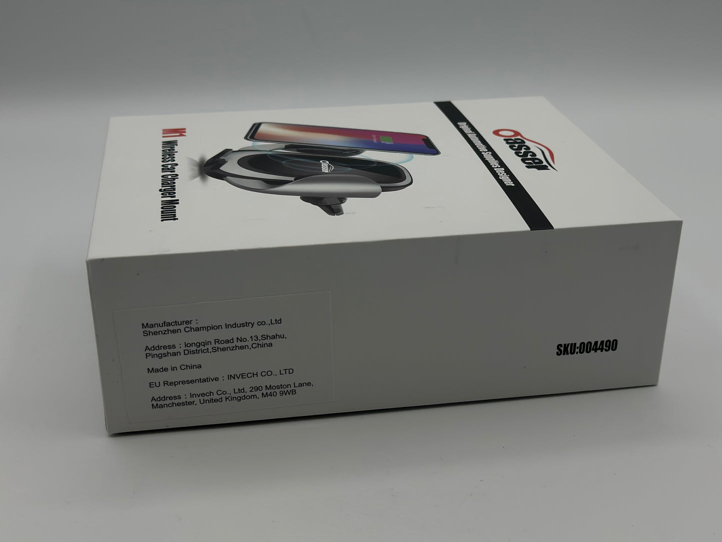 Oasser Chargeur Sans Fil de Voiture 10 W Chargeur à Induction de Voiture pour IPhone XS Max/XS/XR/X, IPhone 8/8 Plus, Nexus 7/6/5,