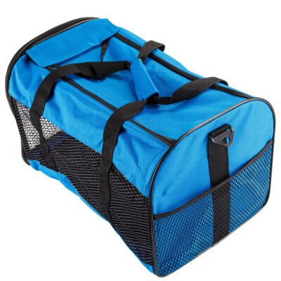 Sac de transport pour petit chien et chat bleu neuf