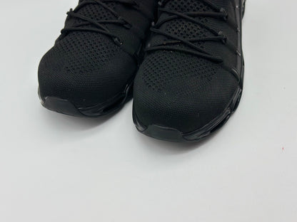 Chaussures de Sécurité Hommes Basket de Securite Femme Protection Acier Amorti Mode Confortable Legere Respirante Chaussure de Chantier(Noir G,44 EU)