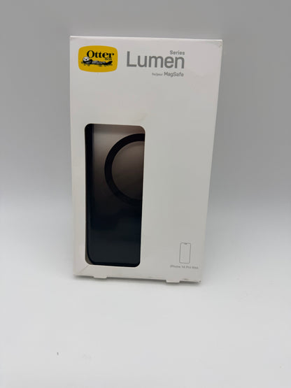 Otterbox Serie Clear coque avec MagSafe, Coque pour iPhone 14 Pro Max, Antichoc, Anti Chute, très Fine, supporte 2 x Plus de Chutes Que la Norme Militaire, Obsidian