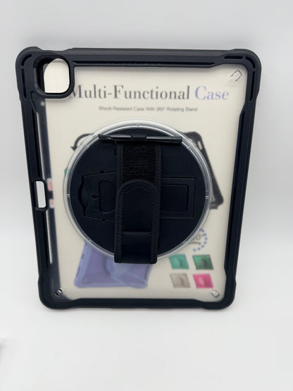 Étui pour tablette, housse de tablette anti-collision, housse de tablette anti-collision, empêche les chutes avec bandoulière pour iPad Pro12 pouces  (noir)