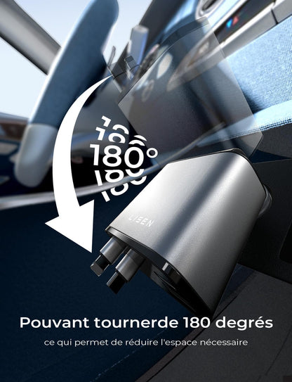 Chargeur Voiture USB C 69W 4 en 1 Rétractable[Câble Magique & Rebond Instantané] Chargeur Allume Cigare Voyage Camping Car Accessoires, Cadeau Maman Papa Cadeau Fête Des Meres pour iPhone 16 15
